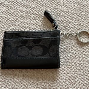 Coach Black Keychain Card Holder